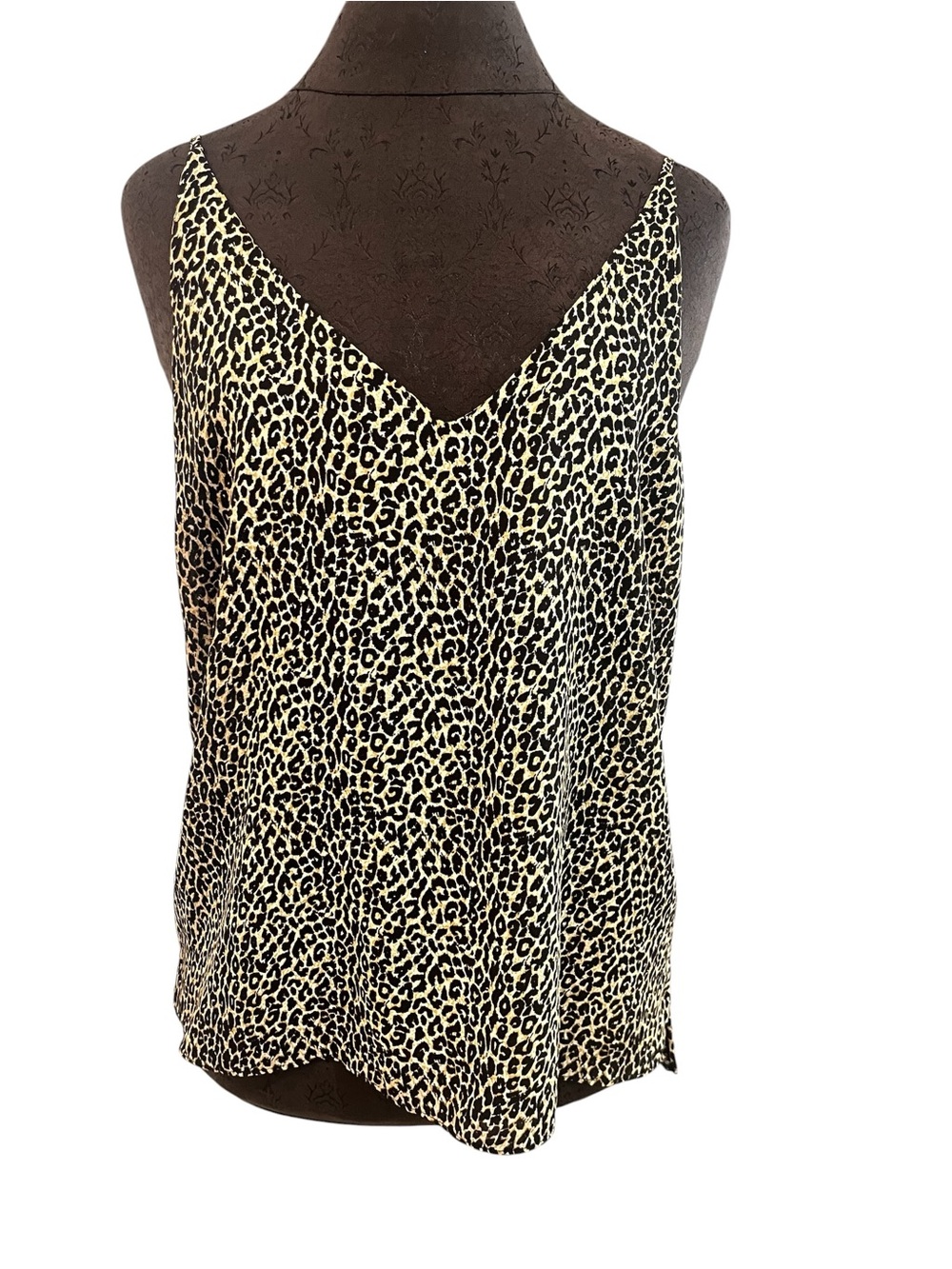 Shinestar Y2K Leopard Print Cami Medium Going Out Top Indie Sleaze Festival Goth